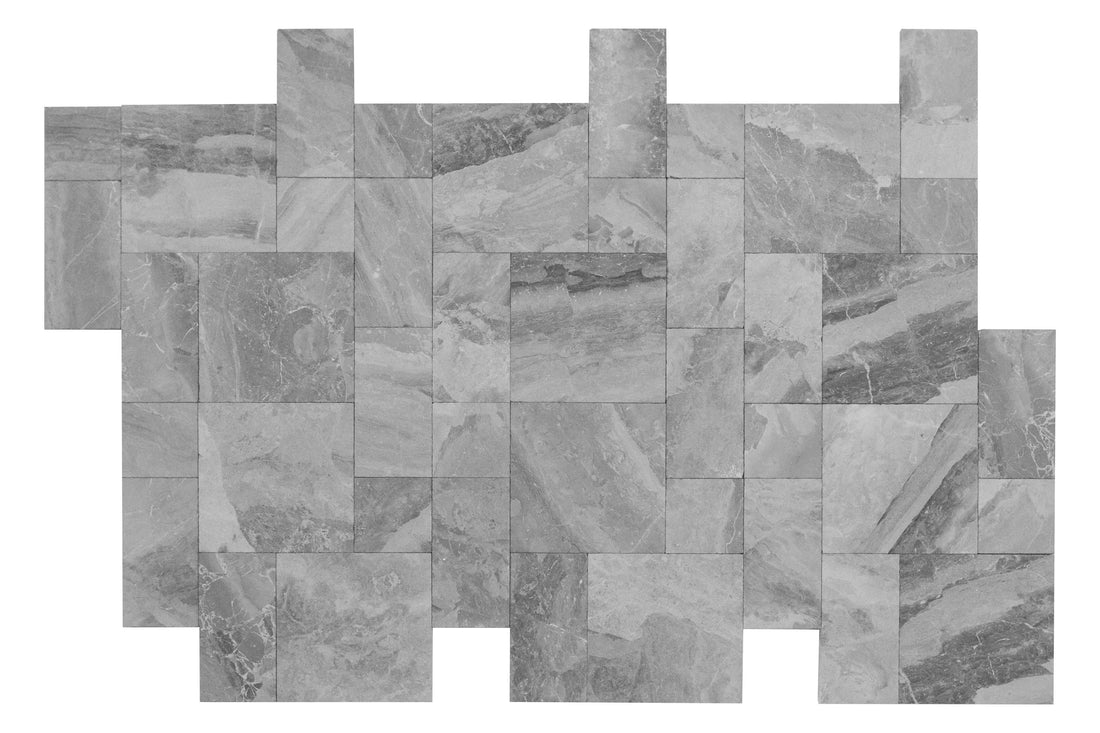 Atlantic Gray Marble Kumlama Set