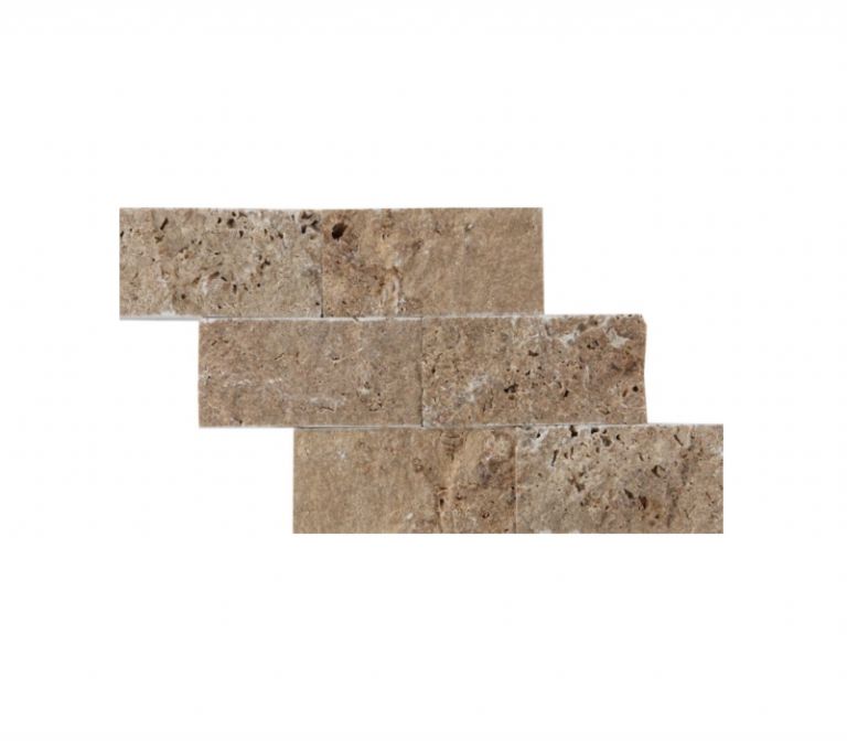 Noce Traverten Patlatma Filesiz 5x10 cm
