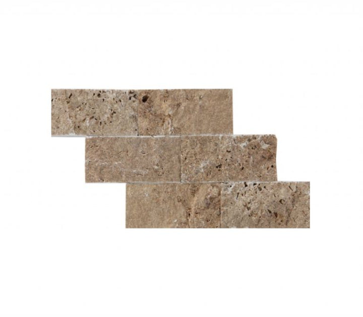 Noce Traverten Patlatma Filesiz 5x10 cm